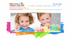 Desktop Screenshot of missvickyspreschool.com