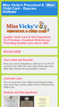 Mobile Screenshot of missvickyspreschool.com